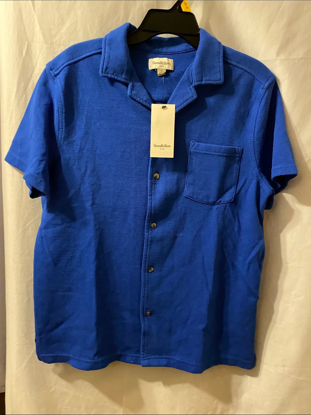 Goodfellow & Co Short Sleeve Button-Down Shirt in Blue